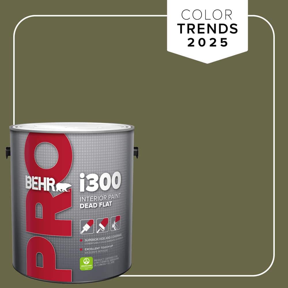 BEHR PRO 1 gal. #PPU9-24 Amazon Jungle Dead Flat Interior Paint