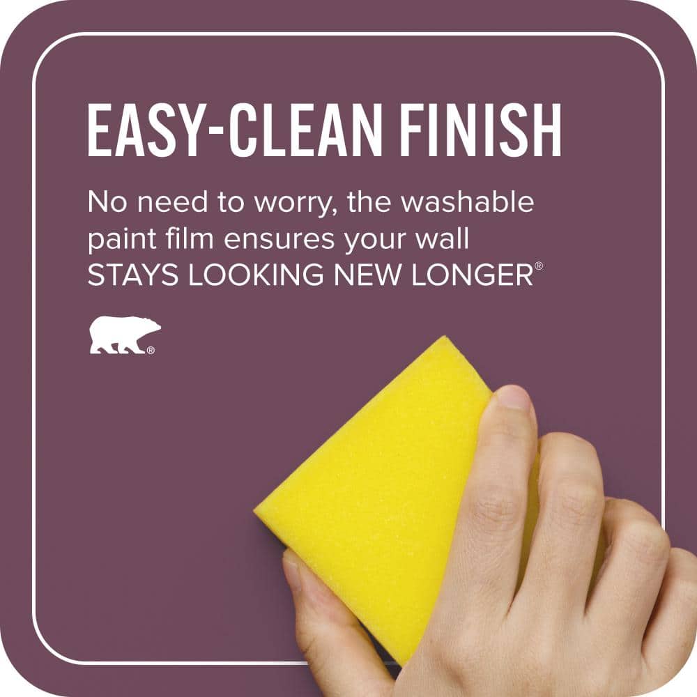 BEHR ULTRA 1 gal. #MQ1-39 Prussian Plum Extra Durable Satin Enamel Interior Paint & Primer (4)