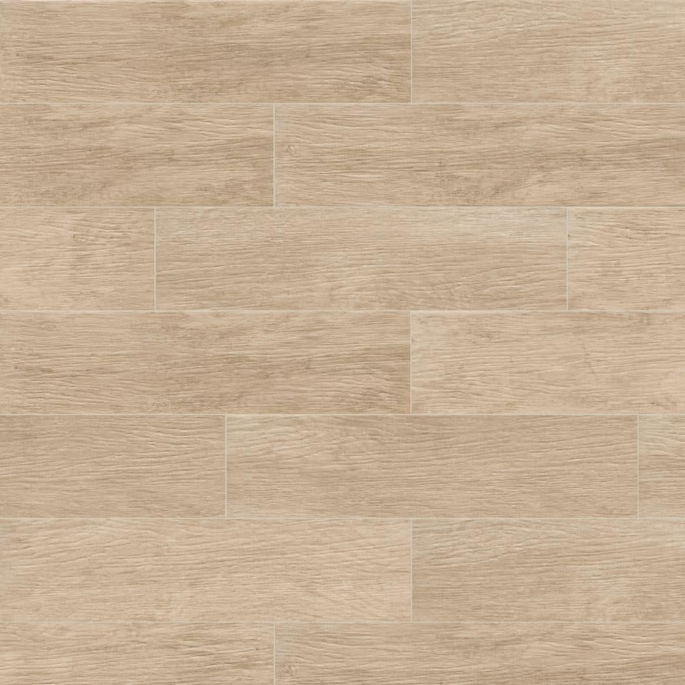TrafficMaster Capel Timber 6 in. x 24 in. Matte Ceramic Wood Look Floor and Wall Tile (1 sq. ft./Each) (2)