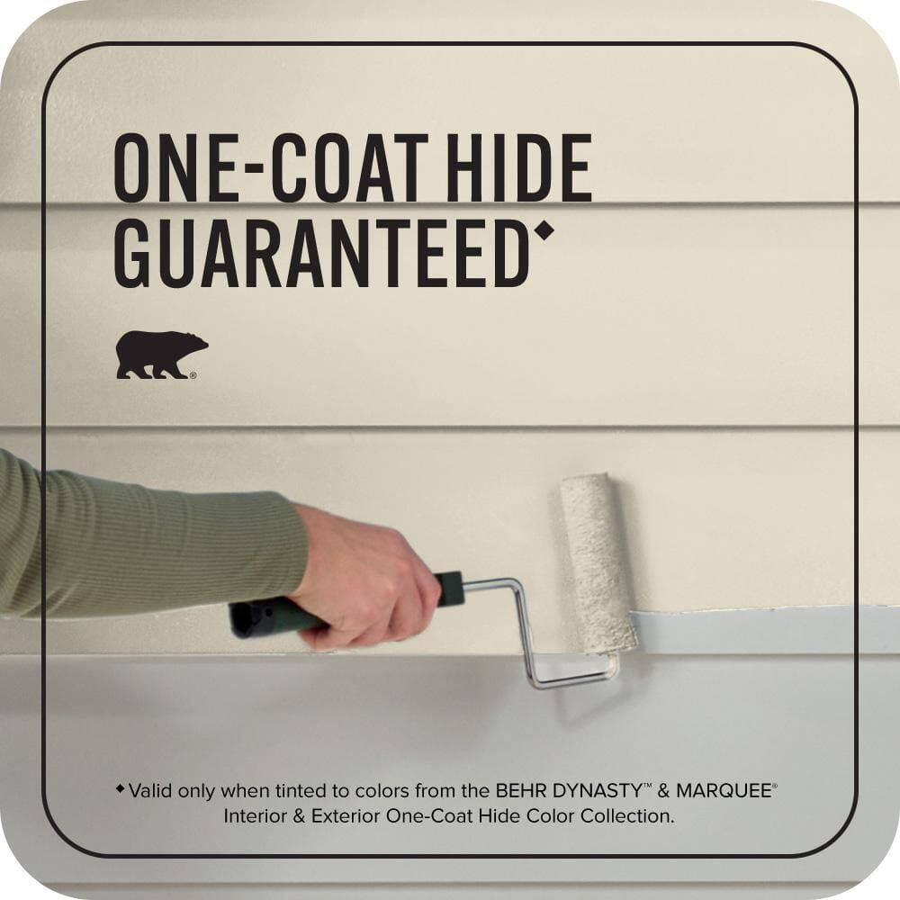 BEHR MARQUEE 5 gal. #MQ3-17 Chartreuse Frost Flat Exterior Paint & Primer (3)
