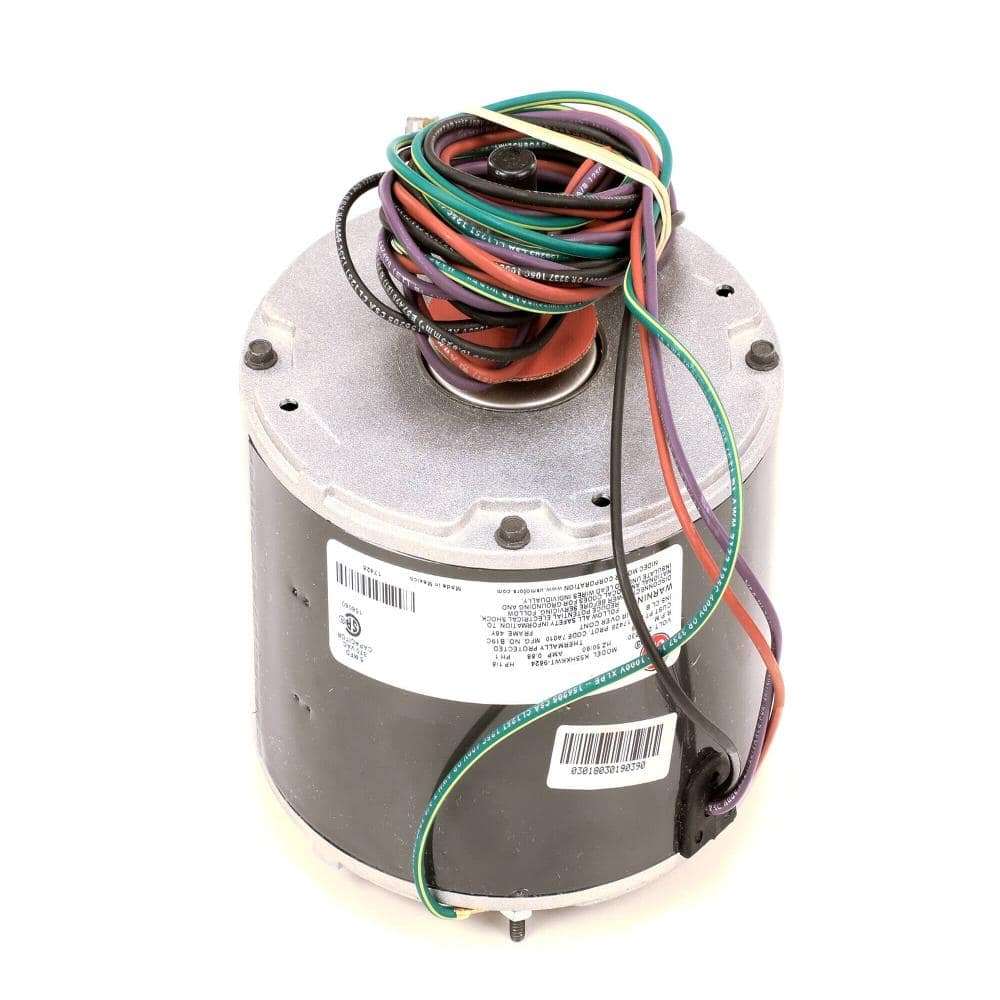 York Condenser Motor 208-230V Clockwise Rotation 1/8 HP 1075 RPM S1-02427551700