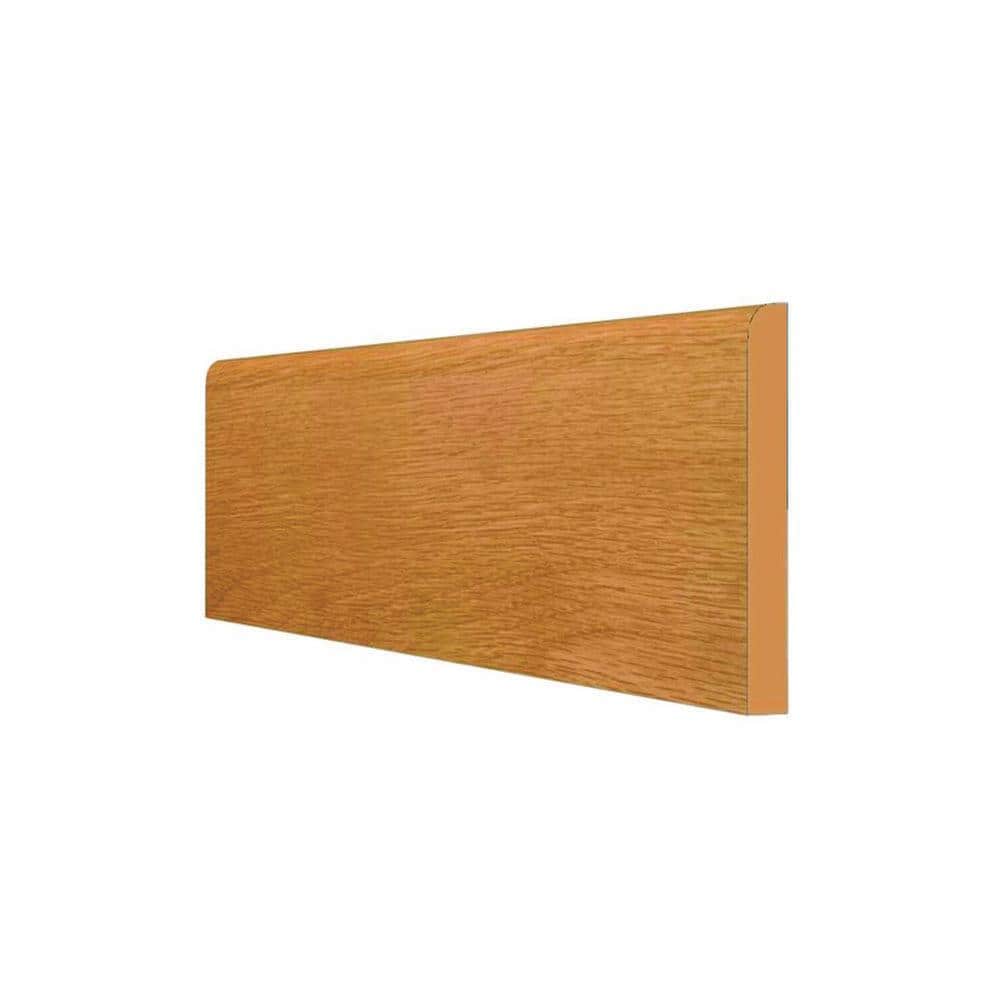 HOUSE OF FARA 7/16 in. D x 9-1/4 in. W x 96 in. L Oak Wood Skirt Board (1)