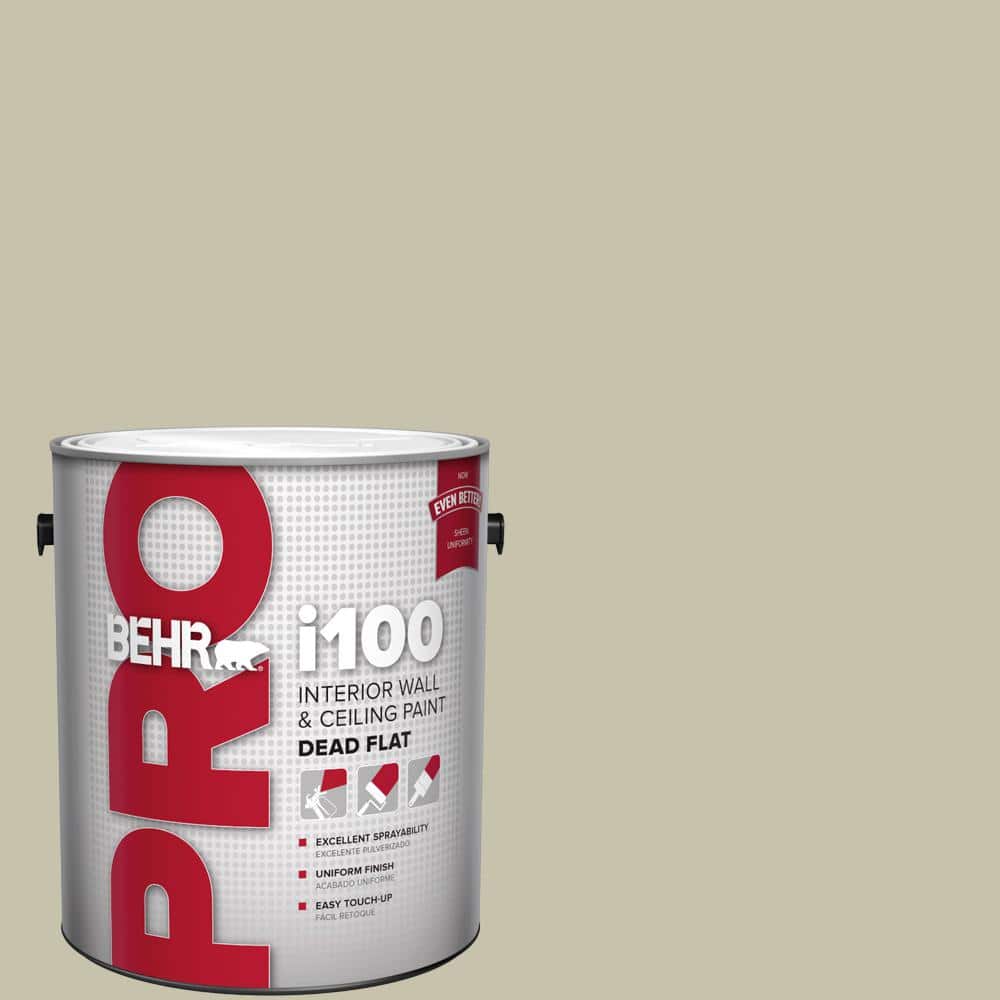 BEHR PRO 1 gal. #PPU9-19 Organic Field Dead Flat Interior Paint