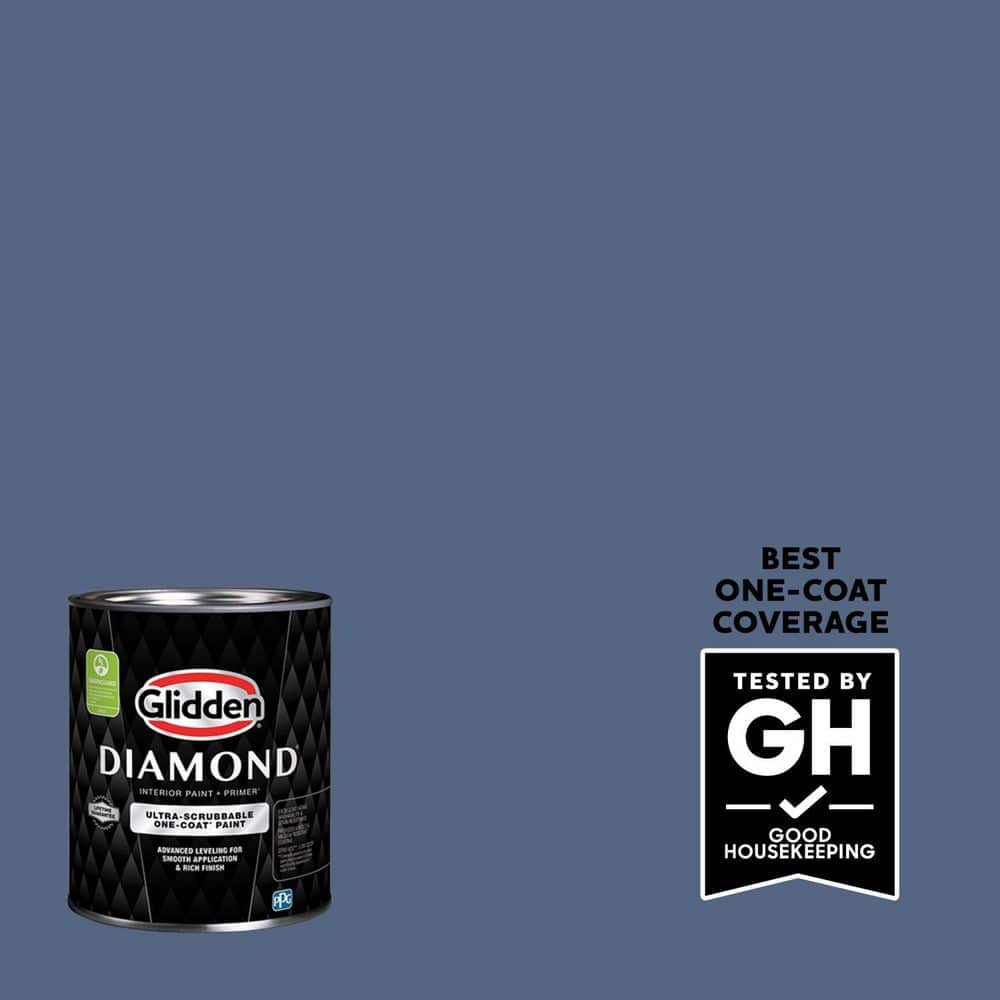 Glidden Diamond 1 qt. #PPG1165-6 Stained Glass Eggshell Interior Paint with Primer