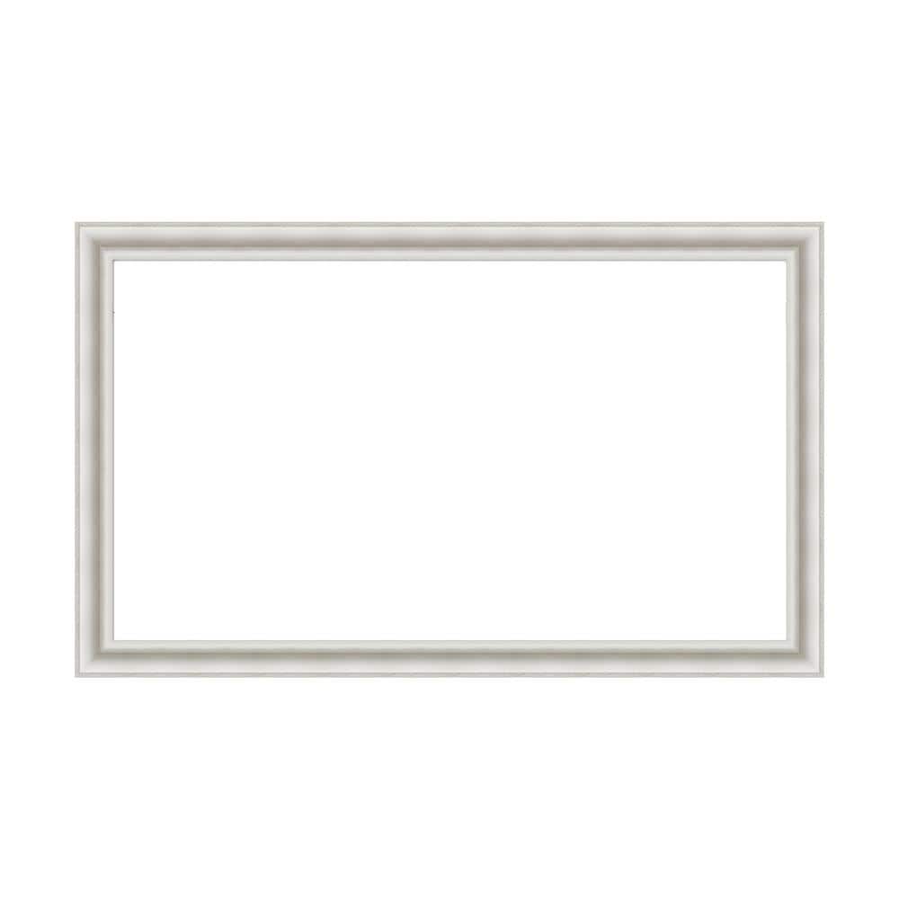 Amanti Art Mirror Makeover Parlor White 61.25 in. W x 37.25 in. H Bathroom Mirror Frame Border Kit-Fits a 60 x 36 mirror (1)