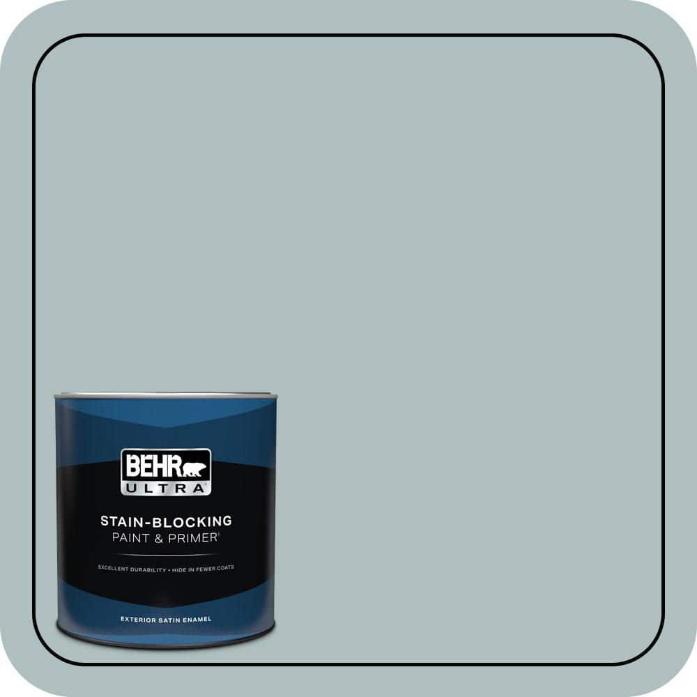 BEHR ULTRA 1 qt. #N440-3 Greenwich Village Satin Enamel Exterior Paint & Primer