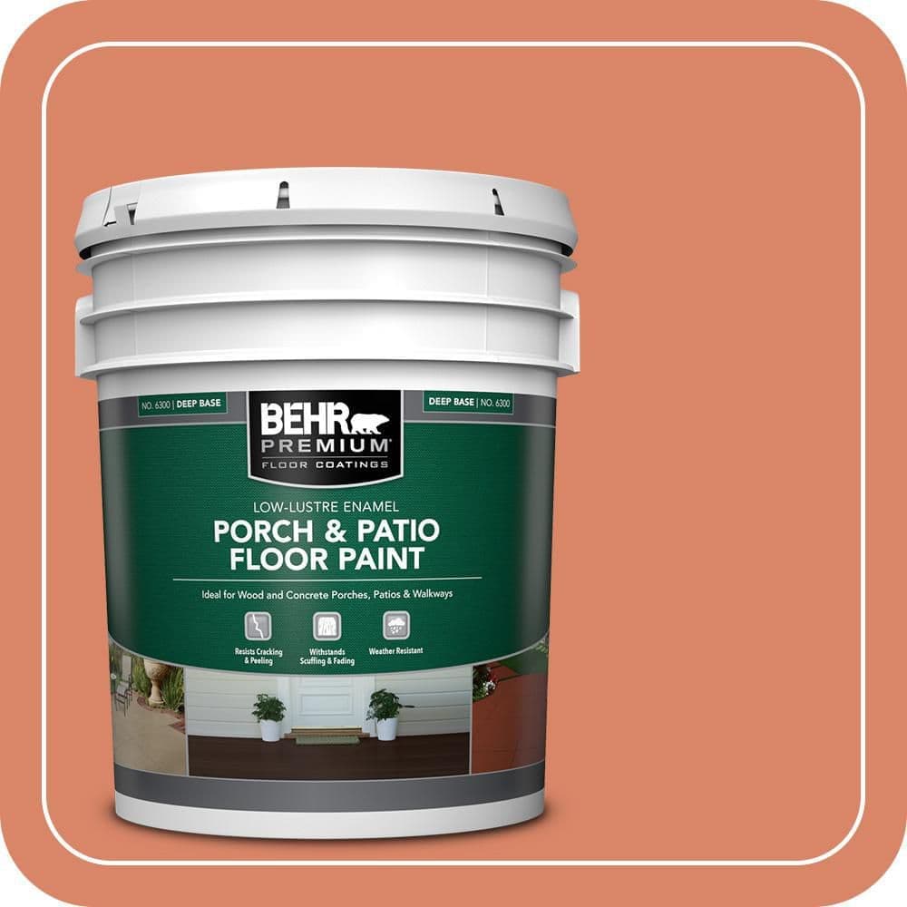 BEHR PREMIUM #M180-5 Low-Lustre Enamel Interior/Exterior Porch and Patio Floor Paint (1)