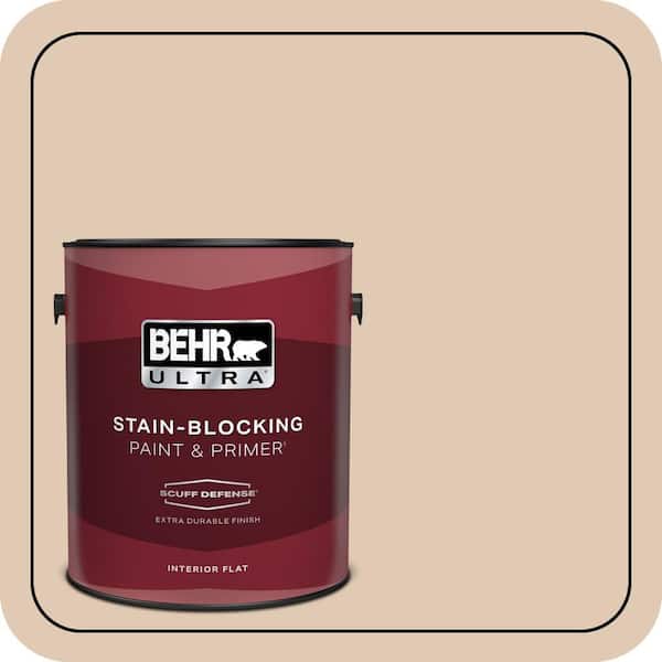 BEHR PREMIUM PLUS #290E-2 Oat Cake Enamel Low Odor & Primer (4)