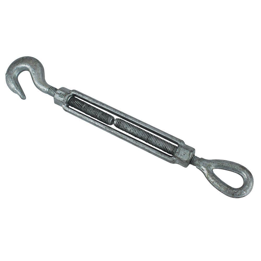 Everbilt 1/2 in. x 6 in. Galvanized Hook and Eye Turnbuckle (1)