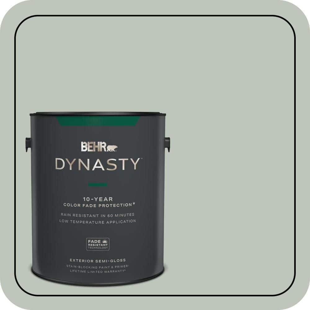 BEHR DYNASTY 1 gal. #N410-3 Riverdale Semi-Gloss Enamel Exterior Stain-Blocking Paint & Primer