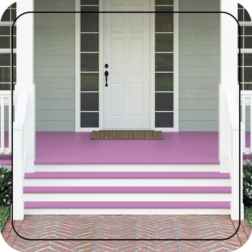 BEHR PREMIUM #P110-4 Textured Low-Lustre Enamel Interior/Exterior Porch and Patio Anti-Slip Floor Paint (2)