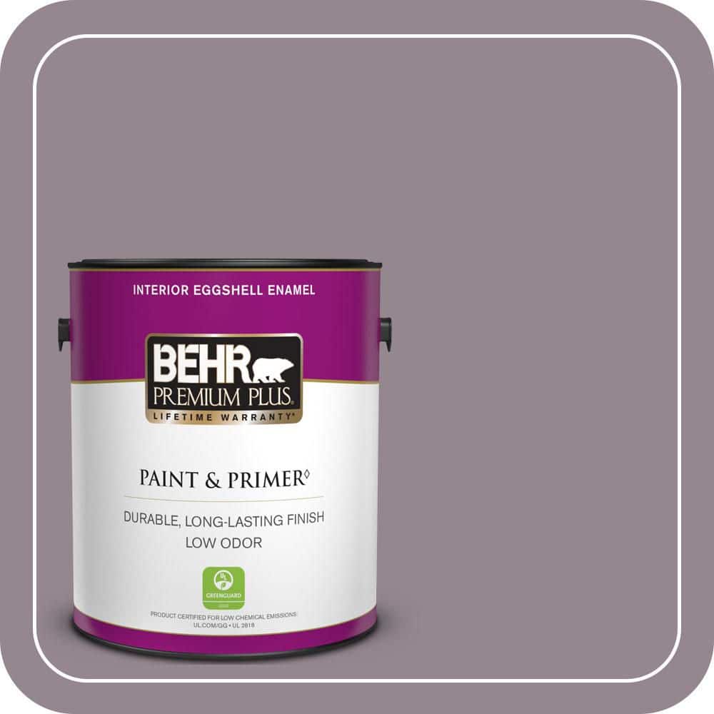 BEHR PREMIUM PLUS 1 gal. #MQ1-32 Cinema Screen Eggshell Enamel Low Odor Interior Paint & Primer
