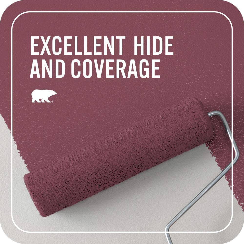 BEHR PREMIUM PLUS 1 qt. #MQ1-02 Wine Not Flat EcoMix Plant-Based Interior Paint & Primer (2)