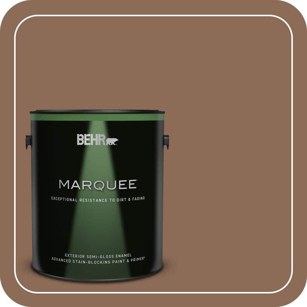 BEHR MARQUEE 1 gal. #MQ2-43 Antiquities Semi-Gloss Enamel Exterior Paint & Primer