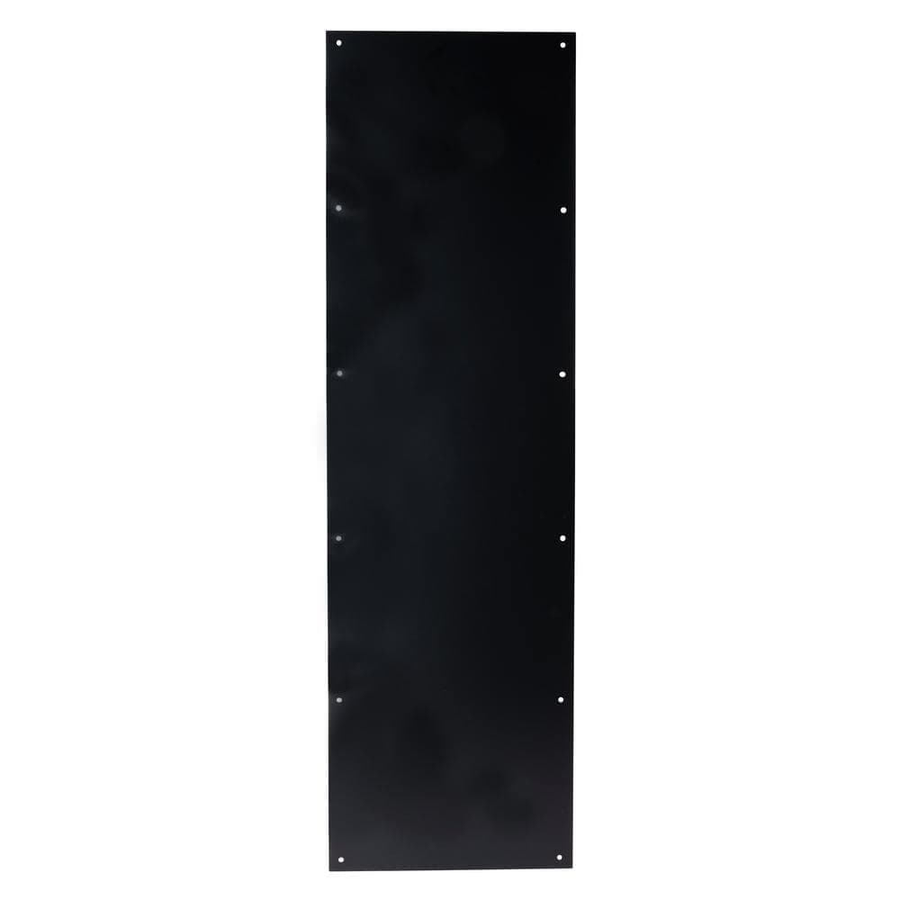 Universal Hardware 10 in. x 34 in. Matte Black Kick Plate