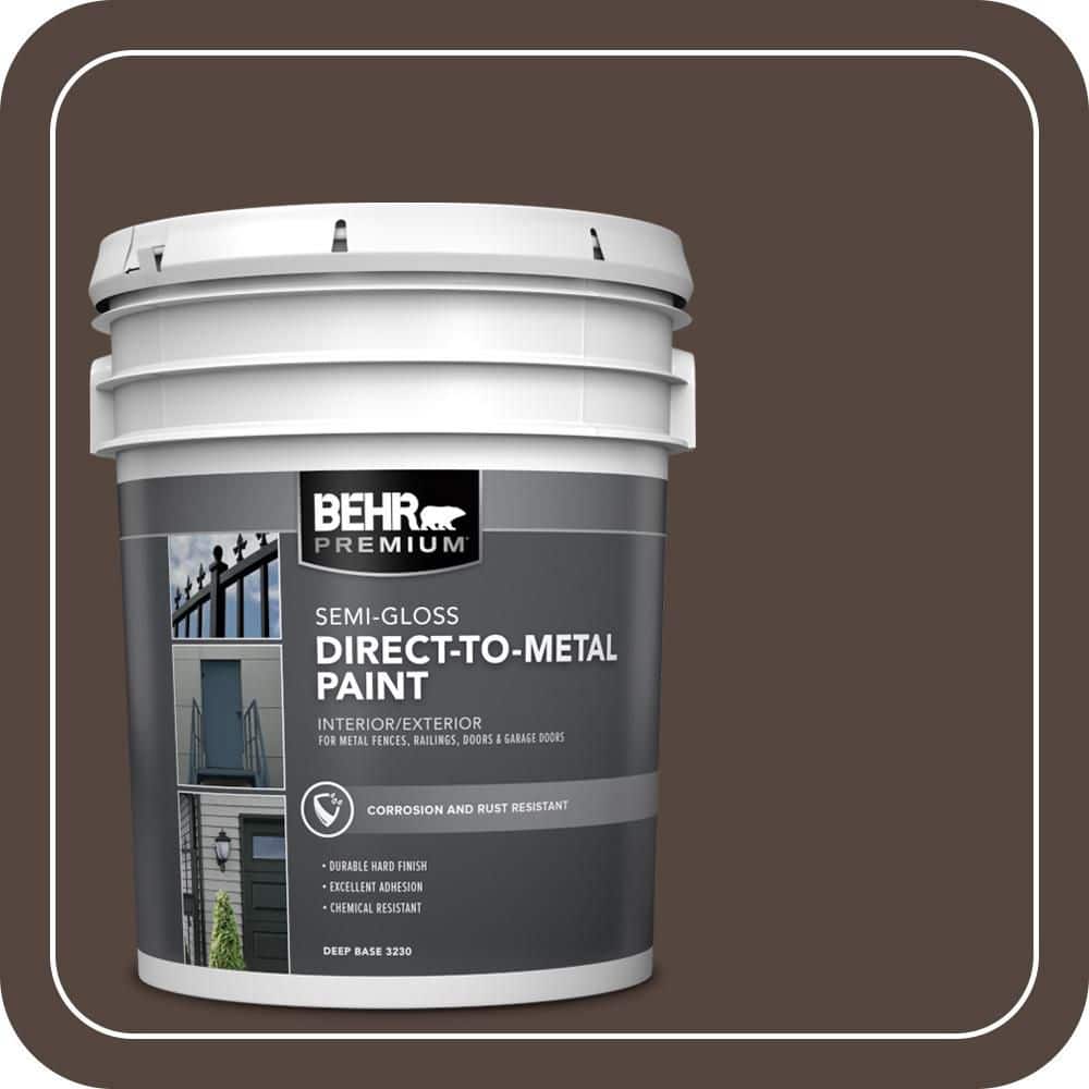 BEHR PREMIUM 5 gal. #HDC-MD-13 Rave Raisin Semi-Gloss Direct to Metal Interior/Exterior Paint