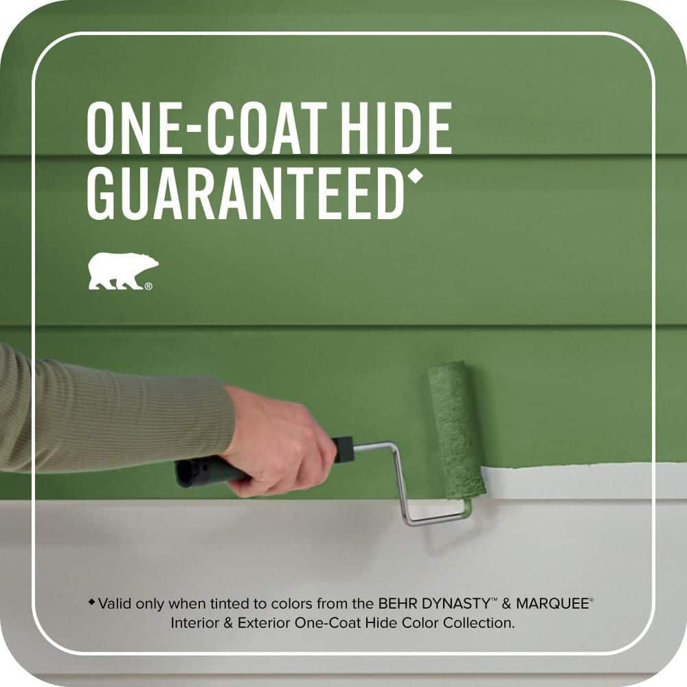 BEHR MARQUEE 1 gal. #S-H-430 Mossy Green Semi-Gloss Enamel Exterior Paint & Primer (3)