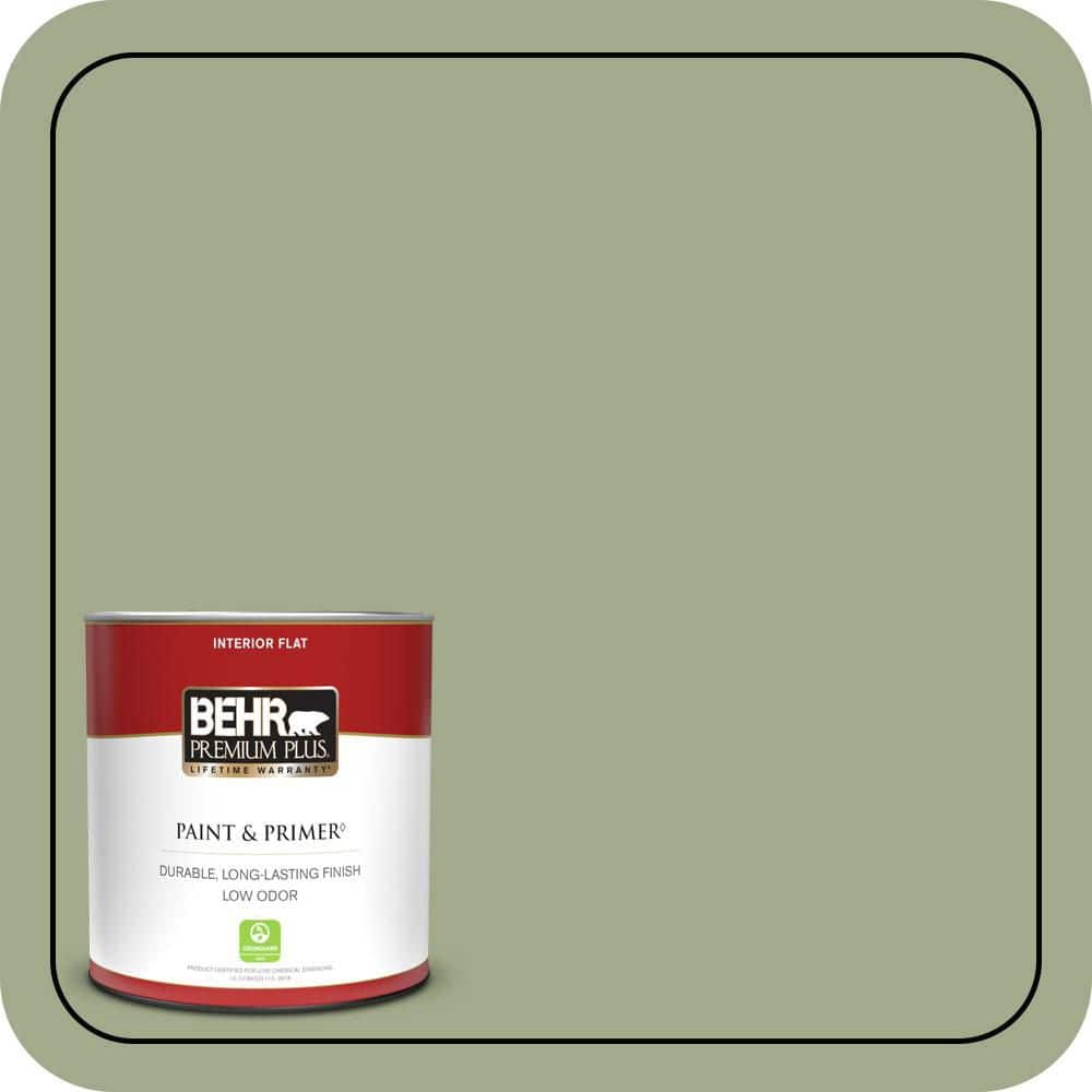 BEHR PREMIUM PLUS #420F-4 Sagey Enamel Low Odor & Primer (1)