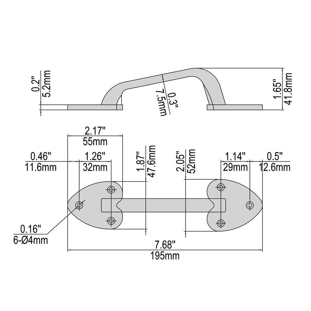 Everbilt Black Decorative Surface Mount Gate Tee Hinge and Latch Set (4)