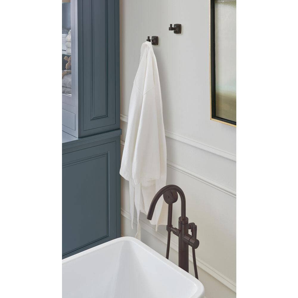 Amerock Stature Knob Single Robe Hook Oil Rubbed Bronze (2)