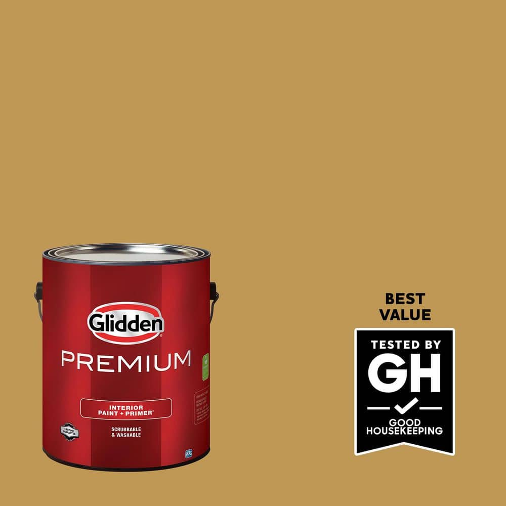 Glidden Premium 1 gal. PPG1106-6 Amaretto Sours Eggshell Interior Latex Paint