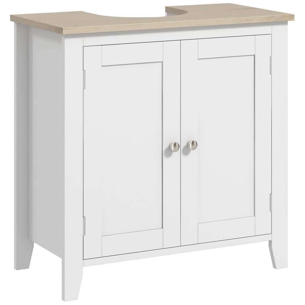 Tileon 23.5 in. W x 11.75 in. D x 23.5 in. H Bath Vanity Cabinet without Top in White, Vanity Cabinet with Adjustable Shelf (1)