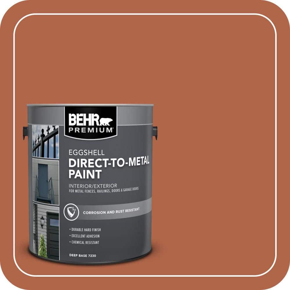BEHR PREMIUM 1 gal. #M200-7 Rusty Gate Eggshell Direct to Metal Interior/Exterior Paint