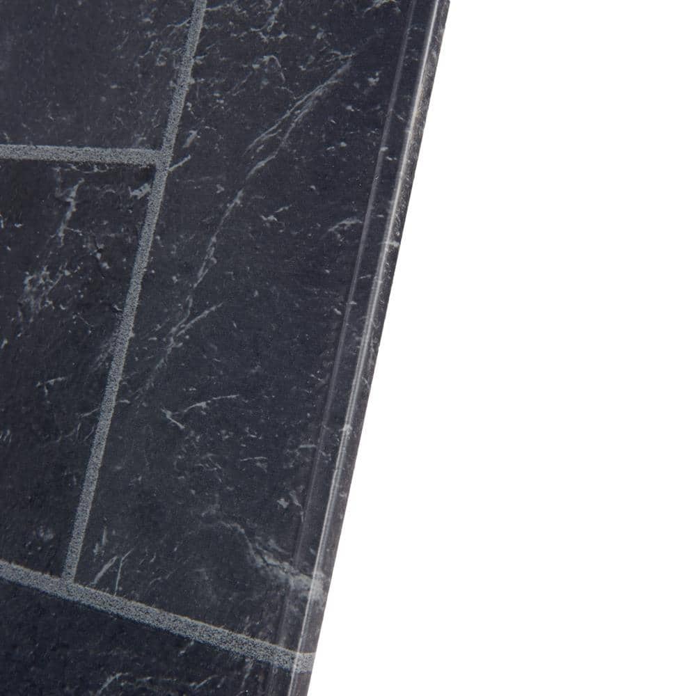 36 in. x 36 in. Gray Shelter Type 2 Slate Tile Stove Board (3)