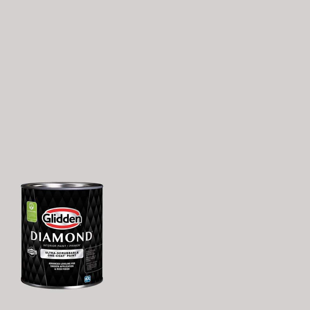 Glidden Diamond 1 qt. PPG0995-2 Ancient Cloud Satin Interior Paint with Primer