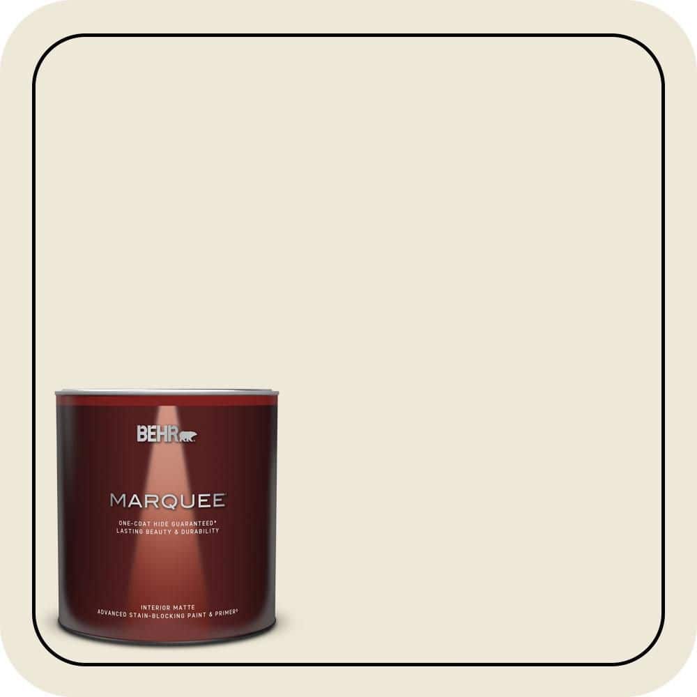 BEHR MARQUEE 1 qt. #OR-W12 Mourning Dove Matte Interior Paint & Primer