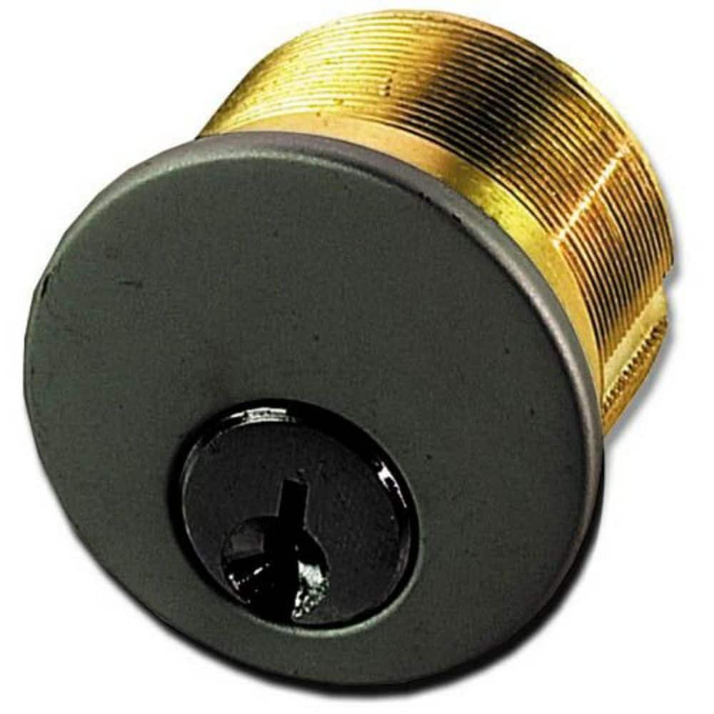 Global Door Controls 1-5/32 in. Brass Keyed Alike Single Cylinder Mortise Lock for Adams Rite Type Storefront Door in Duronodic (1)