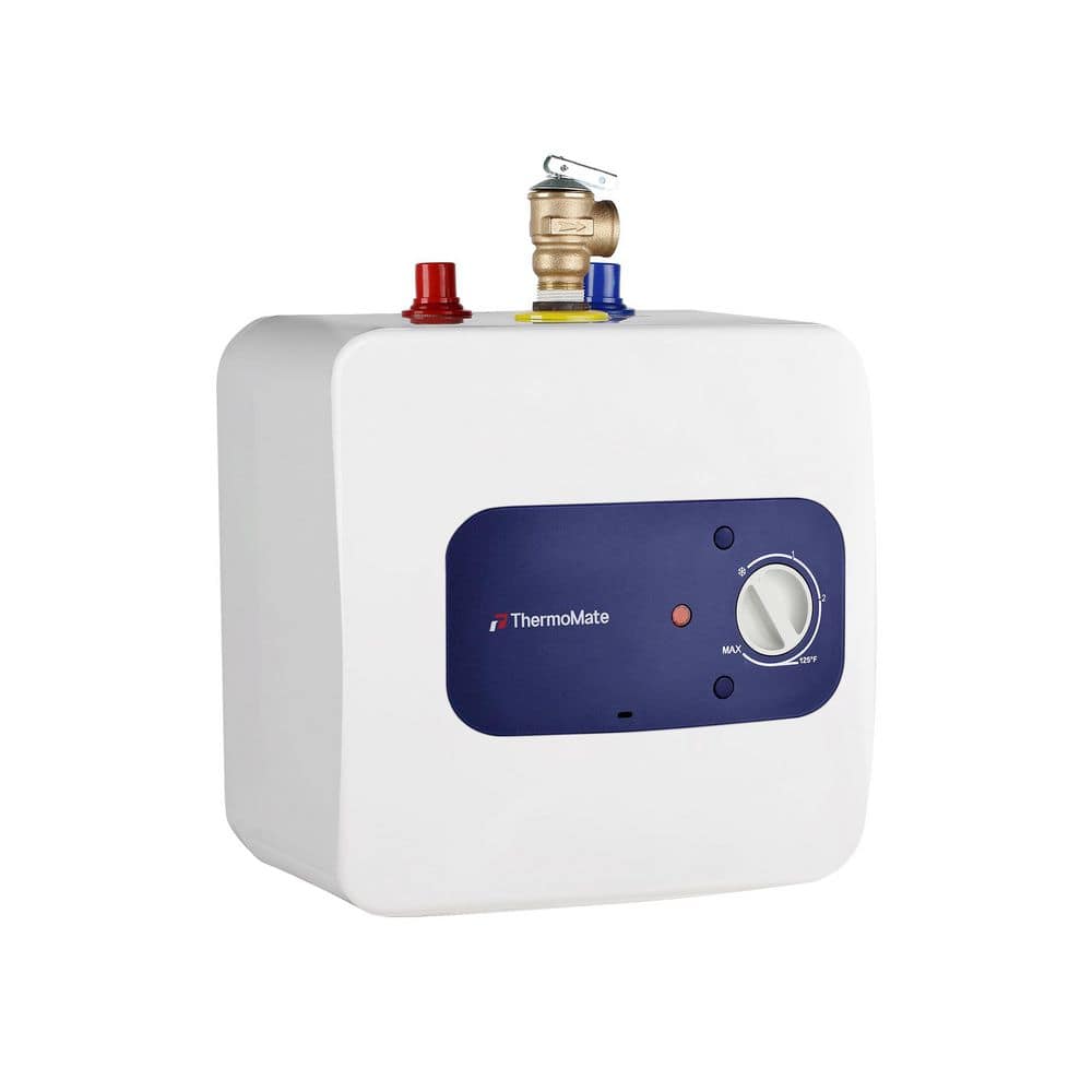 thermomate 2.5 Gal. 120-Volt Plug-In Compact Mini Tank Element Point of Use Electric Water Heater with 6-Years Warranty