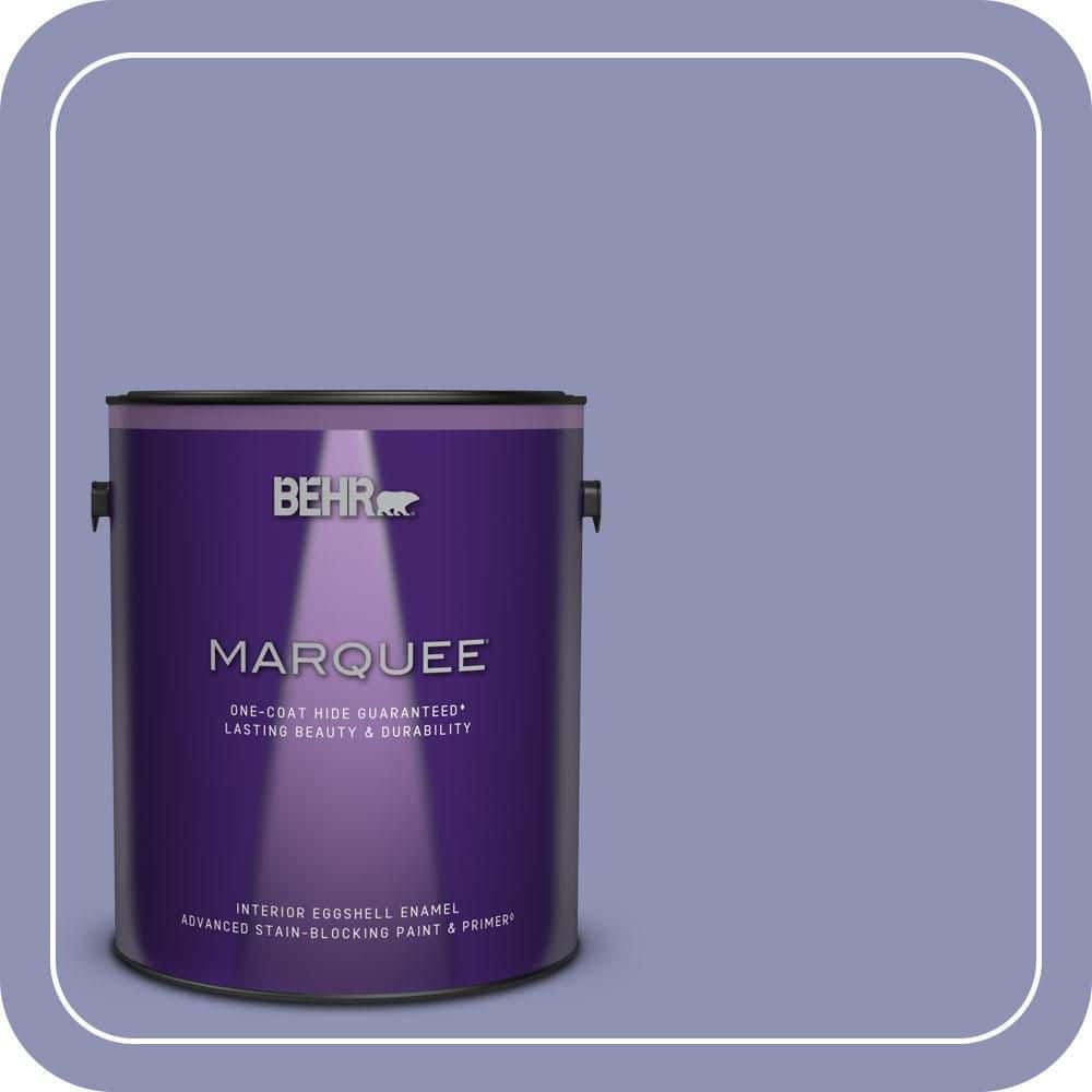 BEHR MARQUEE 1 gal. #630D-5 Wild Wisteria Eggshell Enamel Interior Paint & Primer