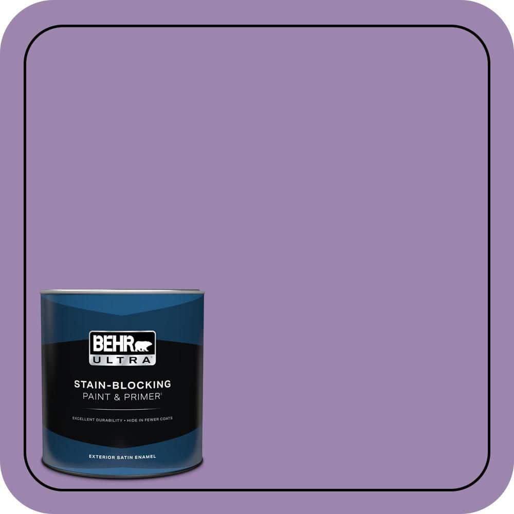 BEHR ULTRA 1 qt. #M570-5 Celeb City Satin Enamel Exterior Paint & Primer