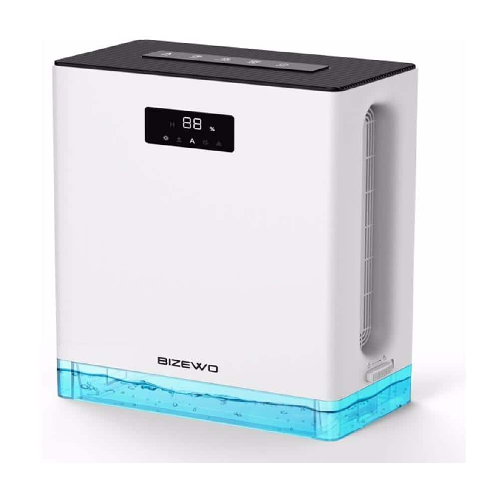 Adrinfly 1.58 pt. 950 Sq. Ft. Dehumidifier in White with 101 oz. Water Tank, Auto Shutoff, 2 Modes, Defrost & 7-Color LED Light (1)
