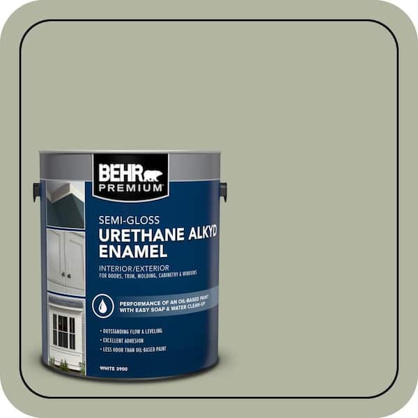 BEHR PREMIUM 1 gal. #PPU11-09 Environmental Urethane Alkyd Semi-Gloss Enamel Interior/Exterior Paint (2)