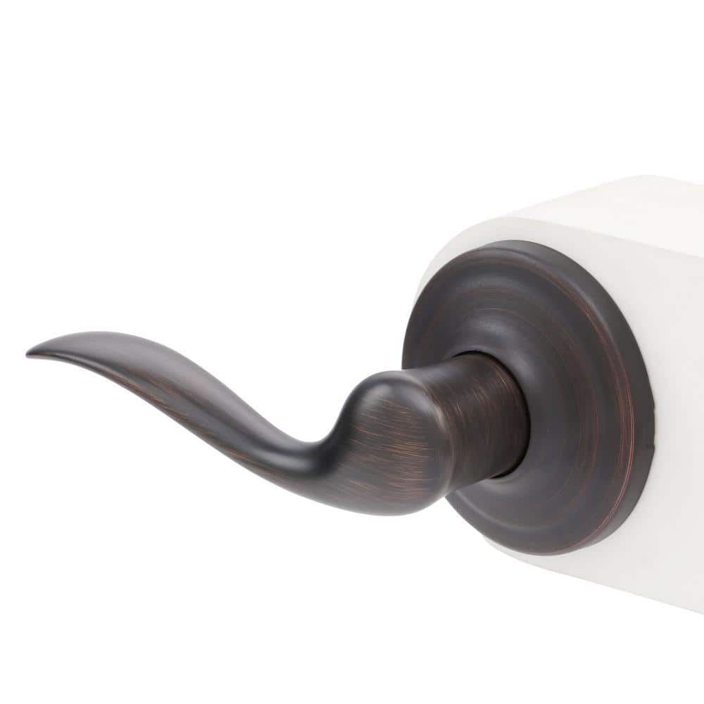 Kwikset Tustin Venetian Bronze Left-Handed Half-Dummy Door Handle with Microban Antimicrobial Technology (3)