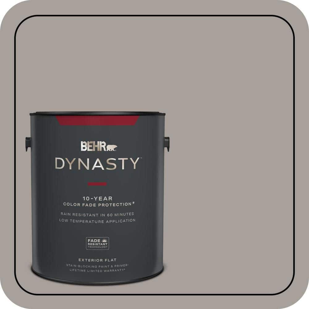 BEHR DYNASTY 1 gal. #T16-18 Mauve Melody Flat Exterior Stain-Blocking Paint & Primer