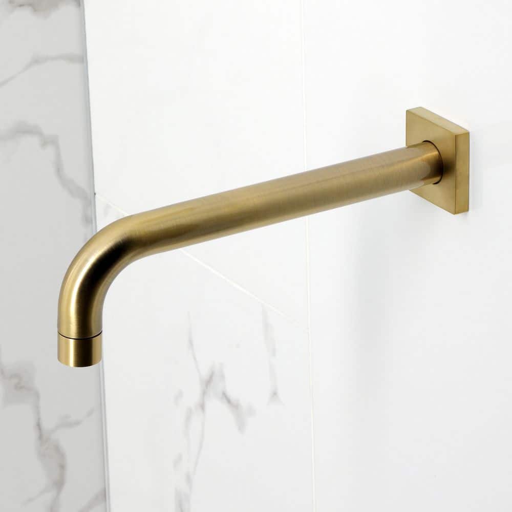 Kingston Brass Concord 1-Handle 1-Spray Tub and Shower Faucet 1.8 GPM in Brushed Brass (3)