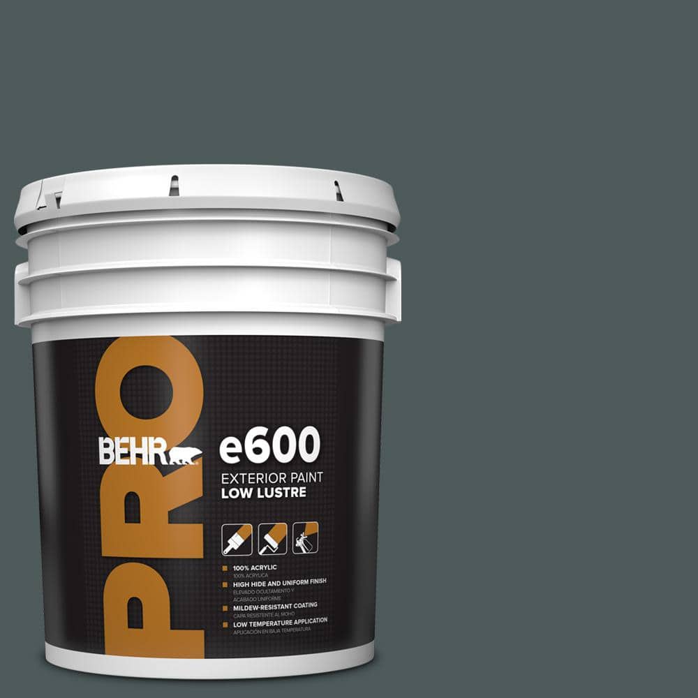 BEHR PRO 5 gal. #N440-7 Midnight in NY Low Luster Exterior Paint