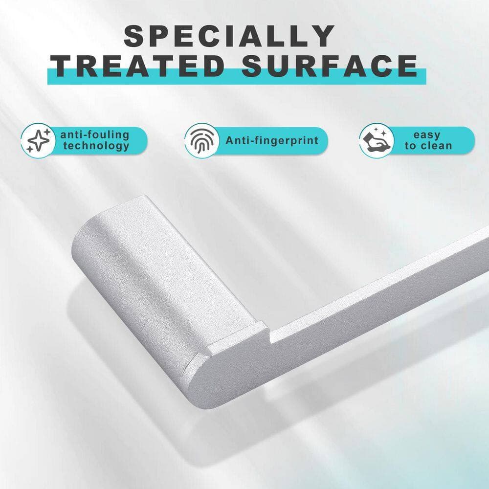 WOWOW 5-Piece Bath Hardware Set Rounded Corner with Mounting Hardware (3)