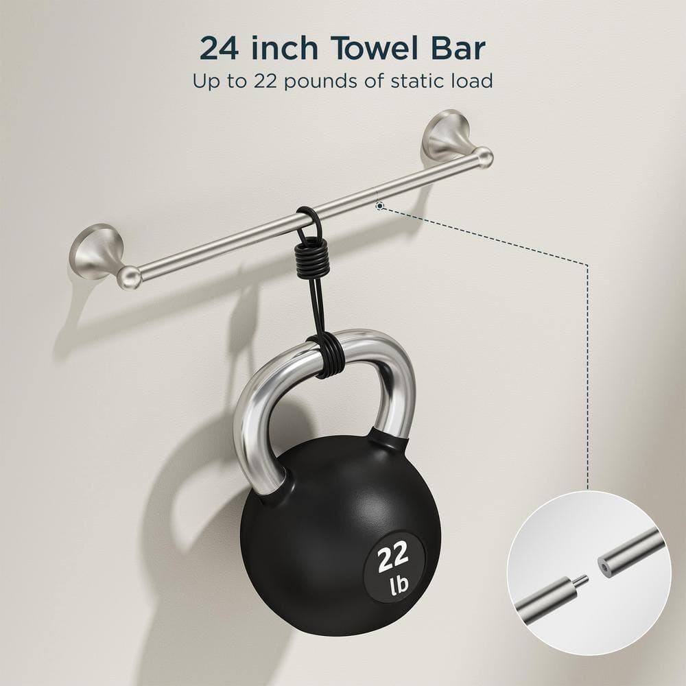 FORIOUS Piece Bath Hardware Set with Included Mounting Hardware (4)