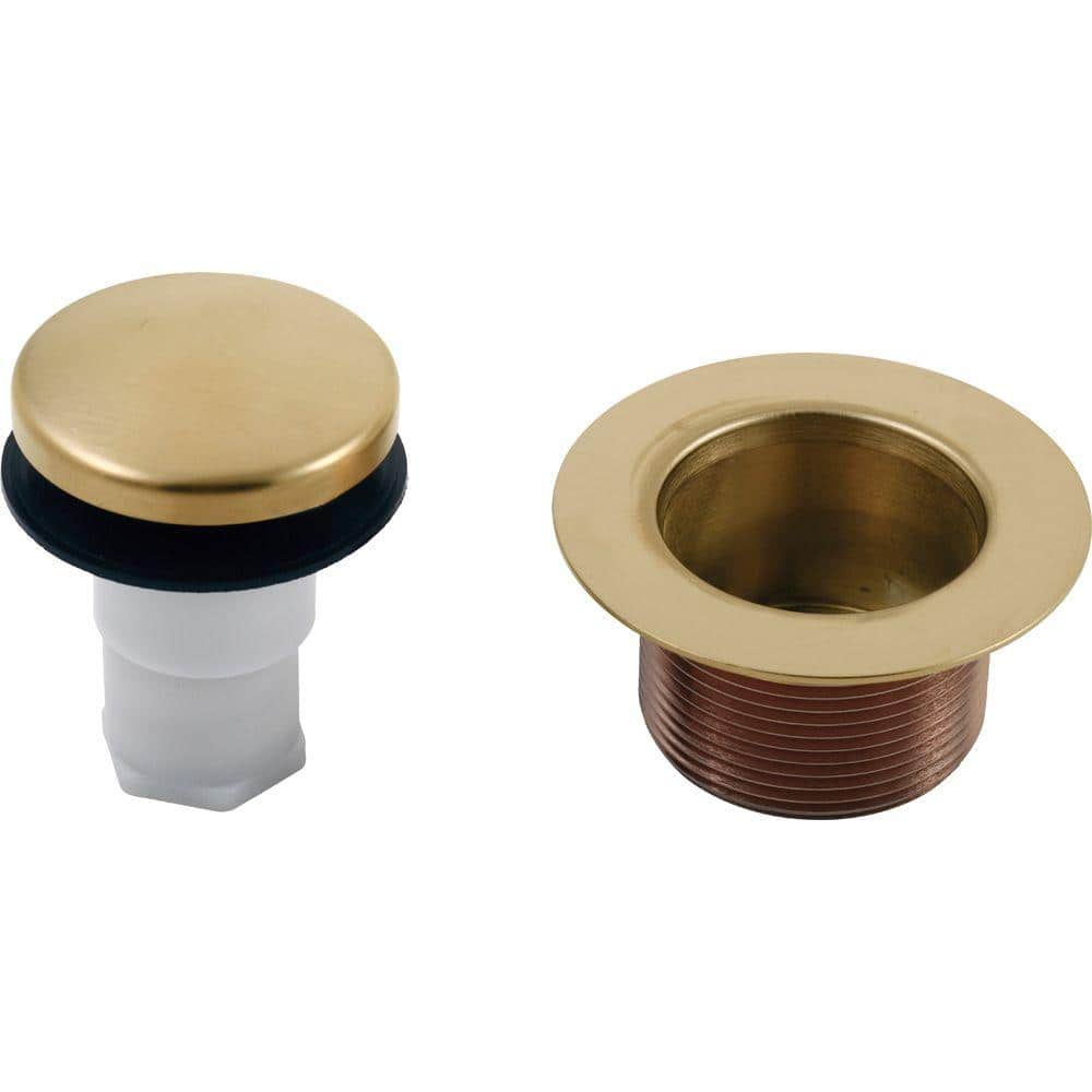 Delta Gold 2-27/32 in. Brass Toe-Operated Tub Drain in Champagne Bronze (1)