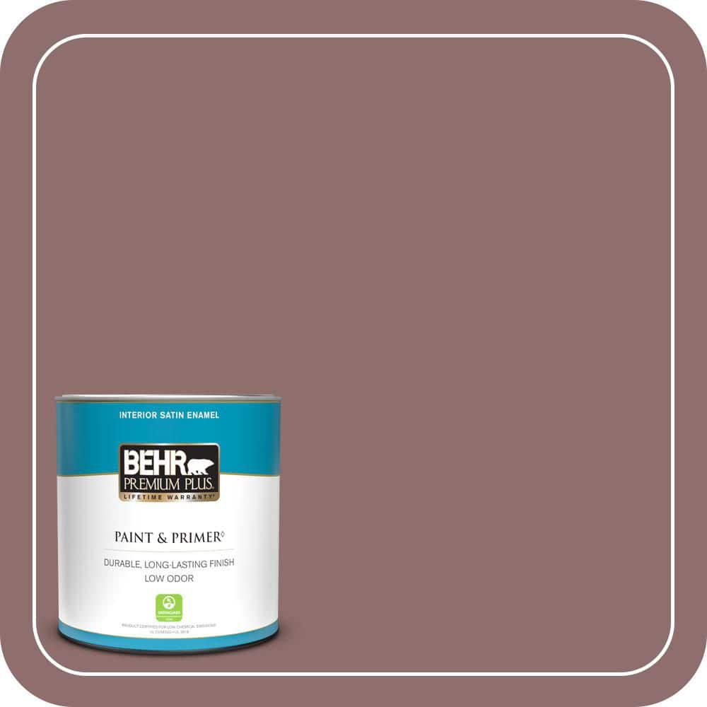 BEHR PREMIUM PLUS #MQ1-47 Touch of Class One-Coat Hide Enamel Interior Stain-Blocking Paint and Primer (1)