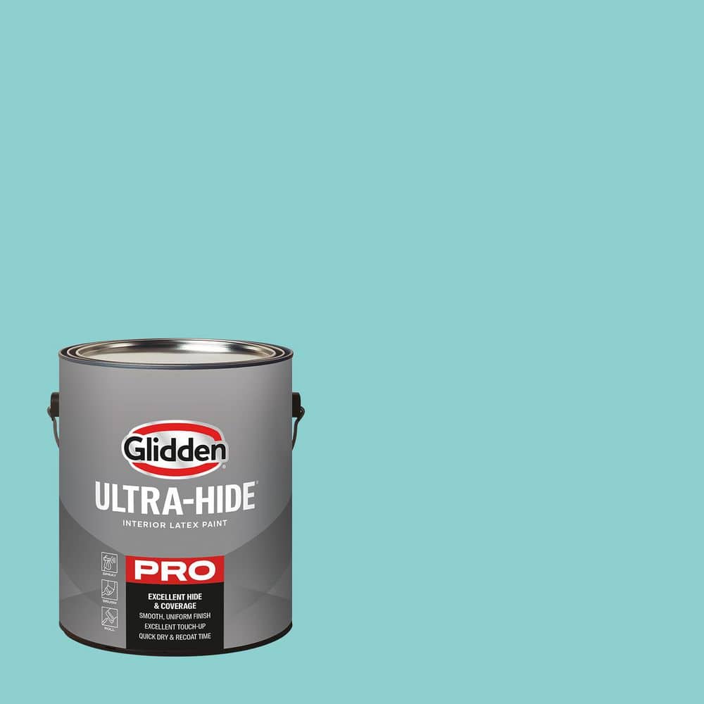 Glidden Ultra-Hide 1 gal. PPG1234-4 Fling Green Satin Interior Paint