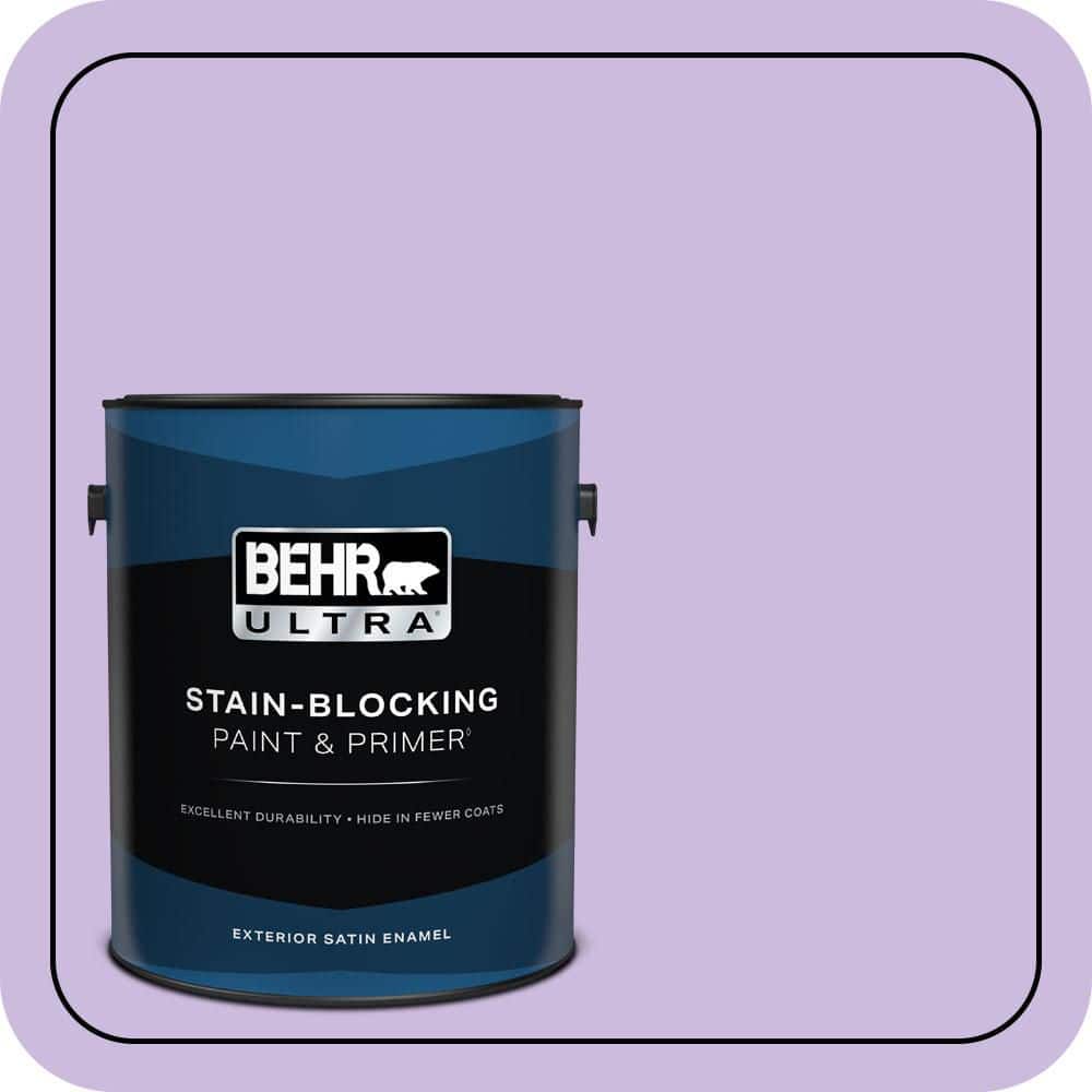 BEHR ULTRA 1 gal. #P570-2 Confetti Satin Enamel Exterior Paint & Primer