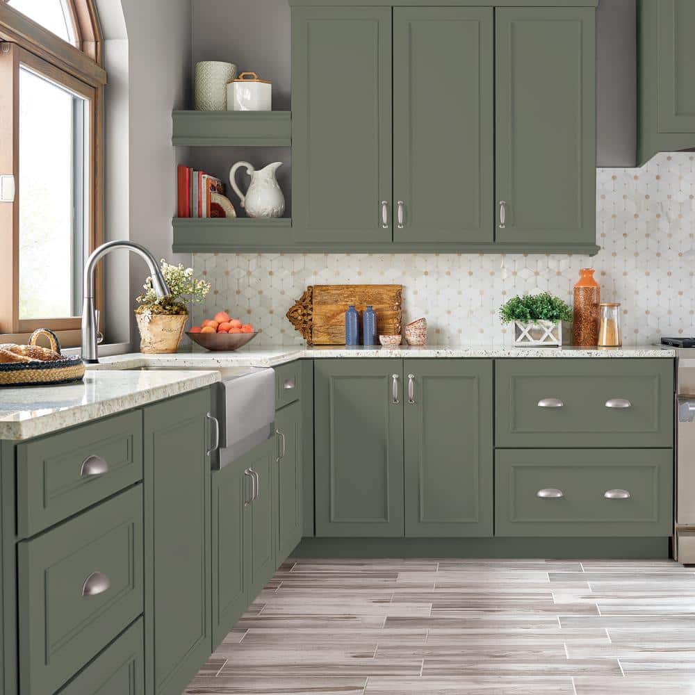 BEHR PREMIUM #PPU10-19 Enamel Interior/Exterior Cabinet, Door & Trim Paint (4)