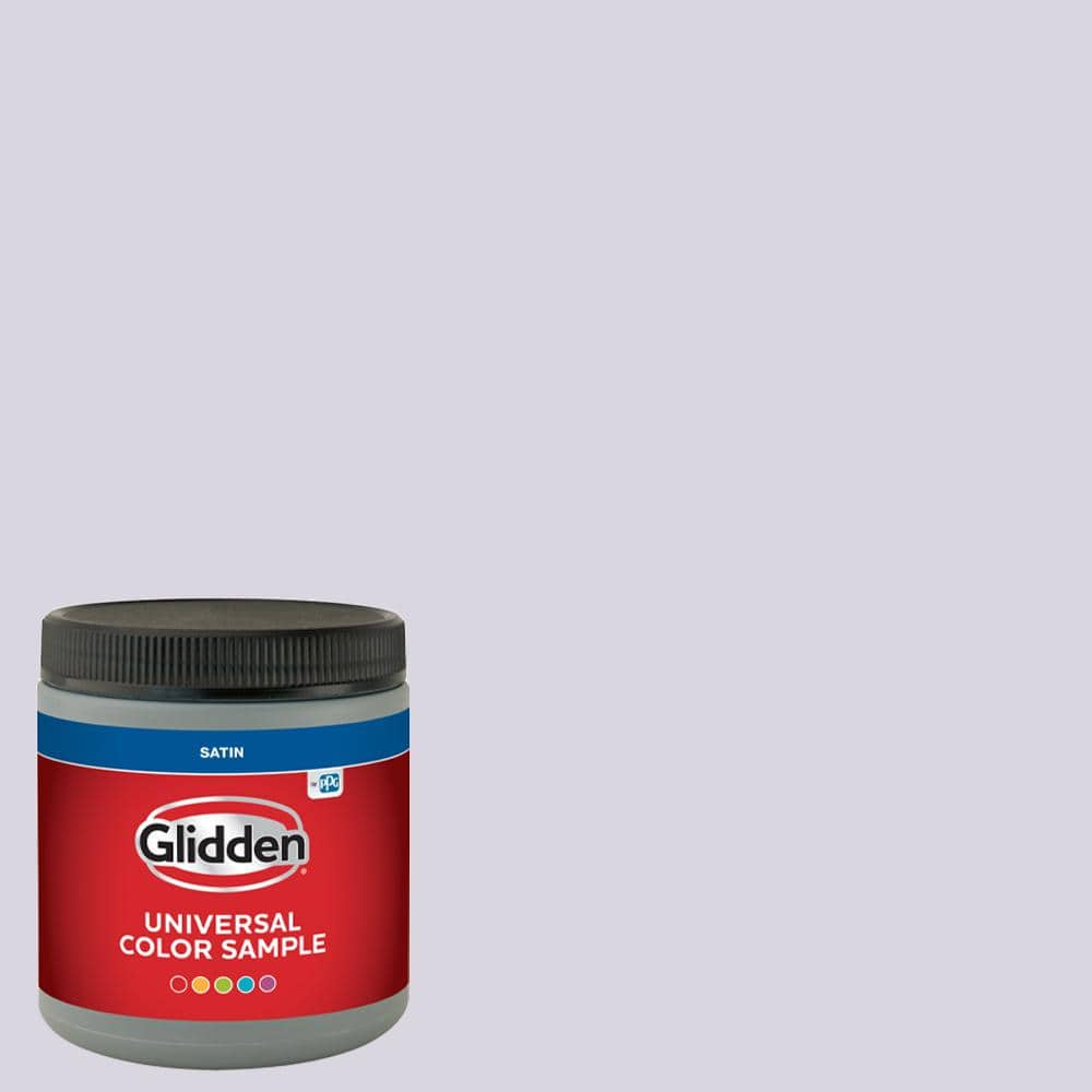 Glidden 8 oz. PPG1174-2 Violet Whimsey Satin Interior Paint Sample (1)