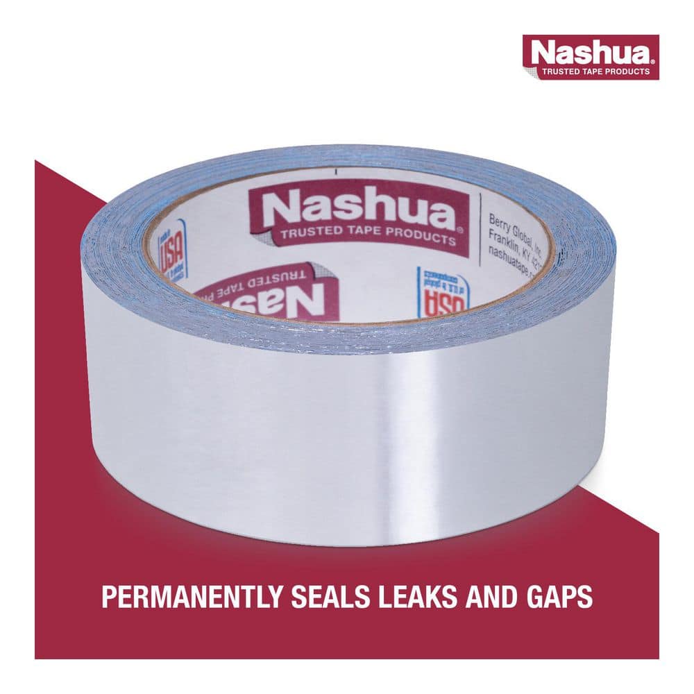 Nashua Tape 1.89 in. x 10.9 yd. Waterproofing Repair Foil Duct Tape Sealer (3)
