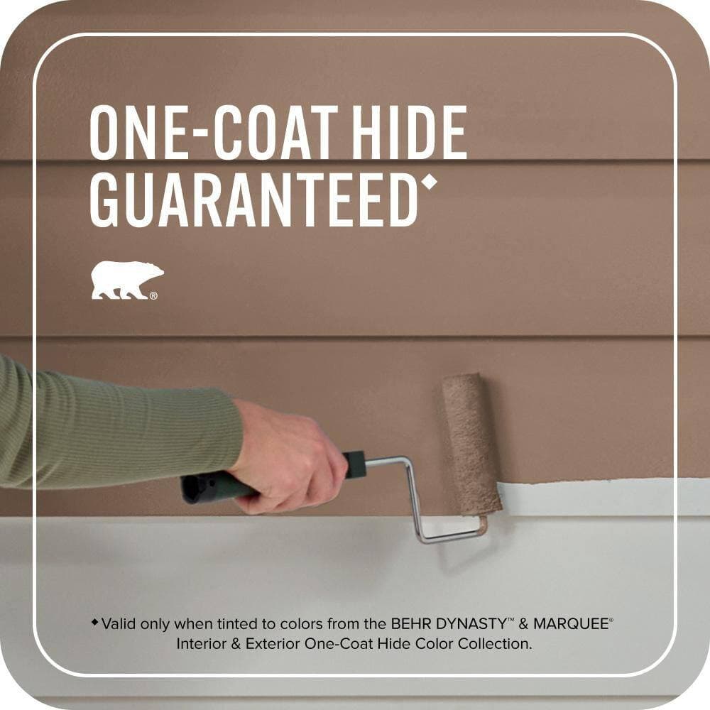BEHR MARQUEE 1 gal. #N240-6 Wild Mustang Flat Exterior Paint & Primer (3)